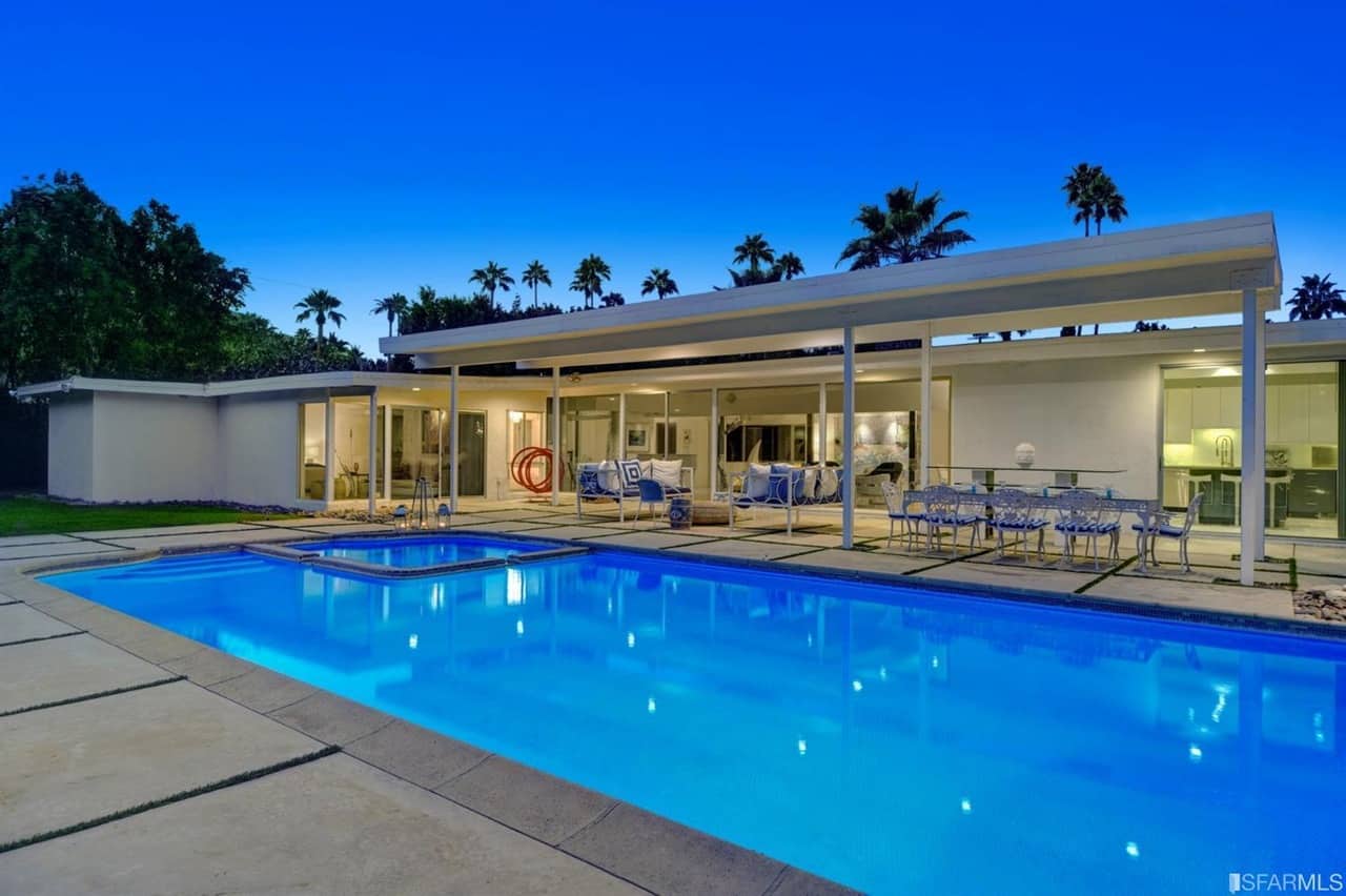Quintessential 1954 Mid-Century Modern House in Palm Springs