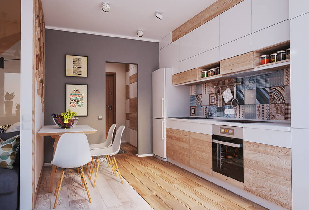 Textured Verbi Apartment by Rover Building Company